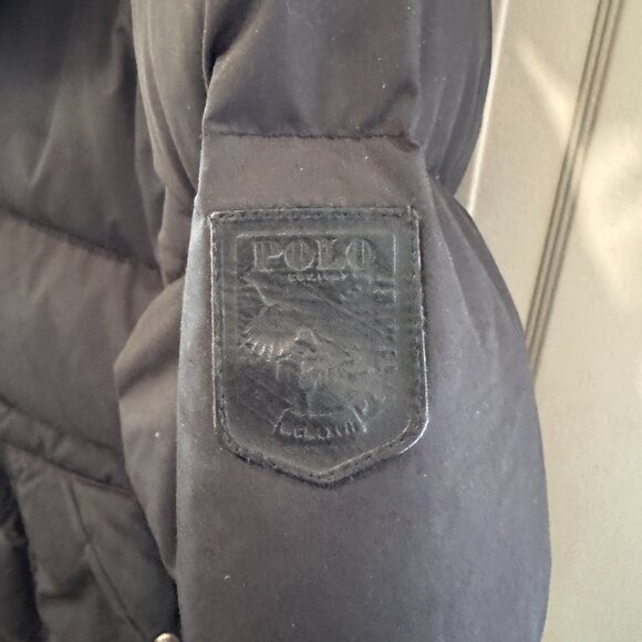POLO by Ralph Lauren Designer Men’s Black DOWN Puffer Jacket - Picture 4 of 11
